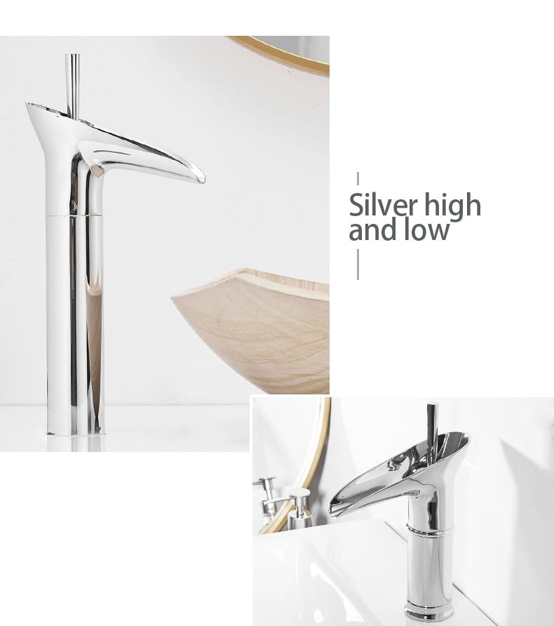 Clifton - Elegante Eingriff-Wasserfall-Badezimmerarmatur