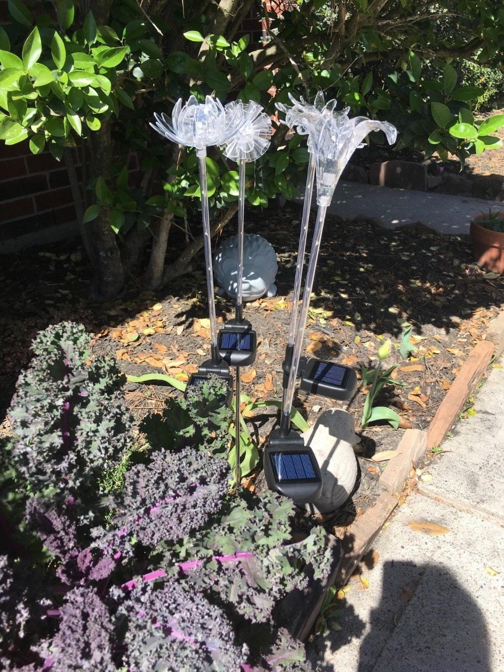LED-Blumen-Gartenlichter