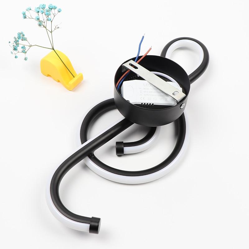 LED-Musiknoten-Wandlampe